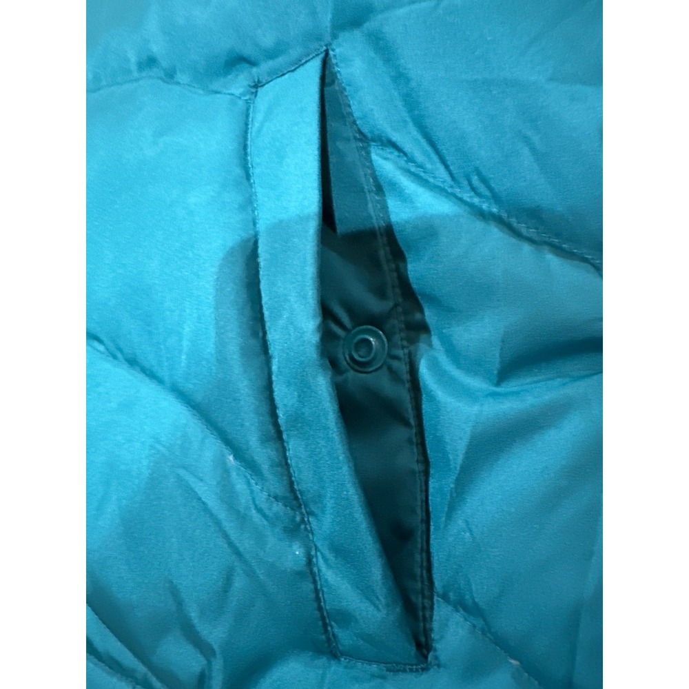 Lands' End Women's Down Puffer Vest Small Petite S/P Quilted Lightweight Zip - Picture 6 of 9